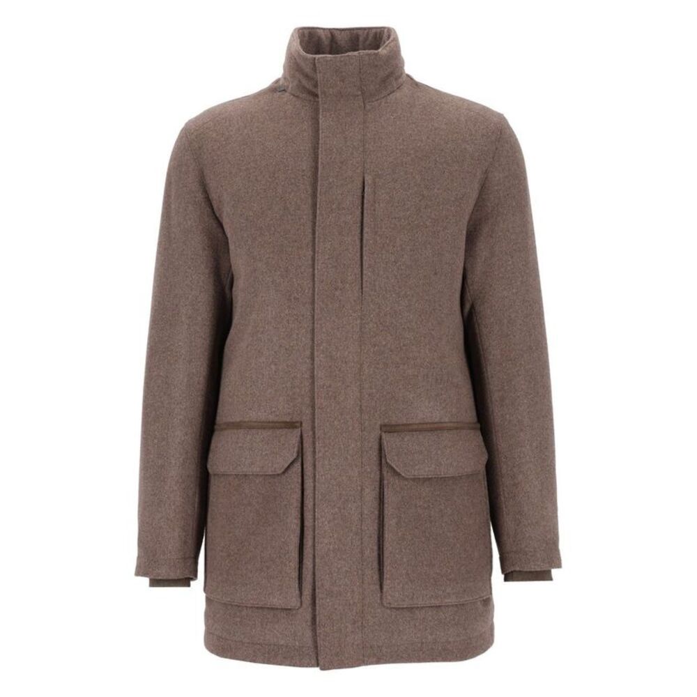 Corneliani Men Wool And Cashmere Pea Coat